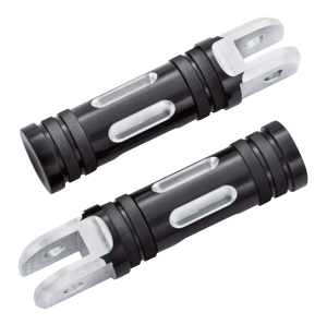 GZP Black edge cut rider footpegs (FR)