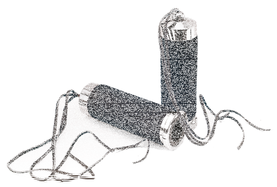 GZP Foam grips with fringes 1" (FR)