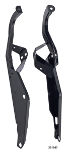 GZP Blk HvyDty fairing mounts FLH/T93-13 (FR)