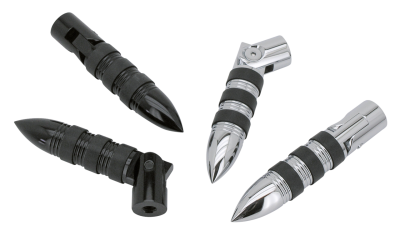 GZP Chrome Magnum pegs w/mounts 3/8"UNC (FR)