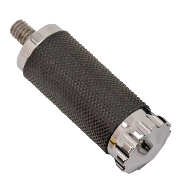 GZP Chrome Turbo shift peg w/stud black (FR)
