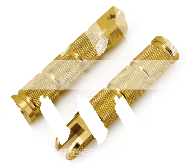GZP Brnz knurled rider footpegs ST18-up (FR)