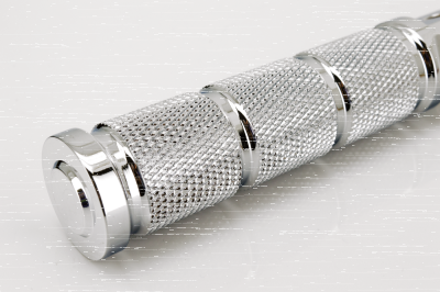 GZP Chr knurled rider footpegs ST18-up (FR)