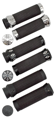 GZP Argyle grip set TBW Gloss blk/rawcut (FR)