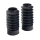 GZP Black rubber forkboots 49mm 7" long (FR)
