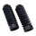 GZP Black rubber forkboots 49mm 9" long (FR)