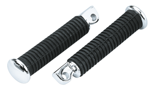 GZP Footpeg set with chrome end cap (FR)