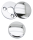 GZP Chrome steering lock cover FLHR94-02