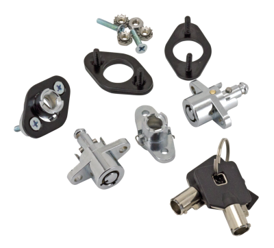 GZP Universal leather saddlebag lock kit (FR)