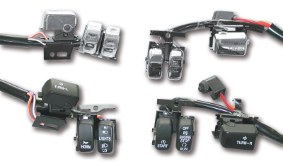 GZP Chrome handlebar switch kit 96-06 (FR)