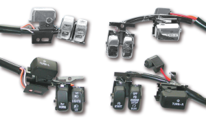 GZP Chrome handlebar switch kit 96-06 (FR)