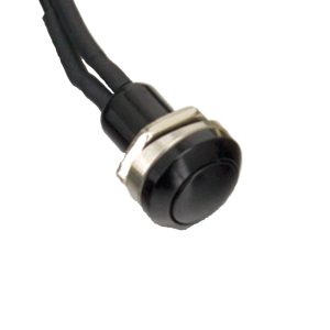 GZP Blk Mini push button switch 5/16 UNF (FR)