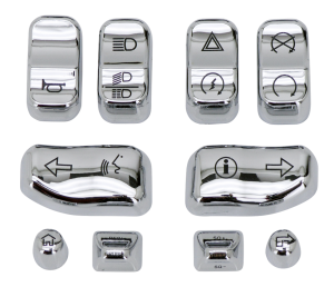 GZP Chr switch cap kit FLH/T14-15 (FR)