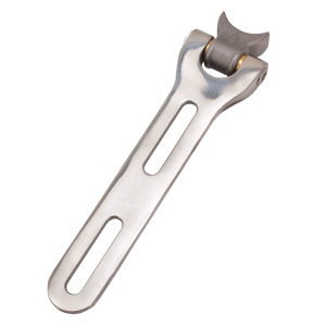 GZP solo polished stainless seat bracket (FR)