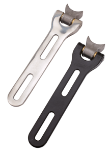 GZP solo polished stainless seat bracket (FR)