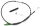 Clutch cable Stealth XL86-up L=57" (FR)