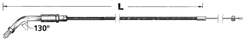 Idle cable E+G81-95 LN=48" 135° (FR)