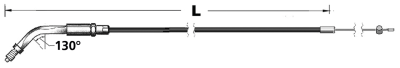 Idle cable E+G81-95 LN=48" 135° (FR)