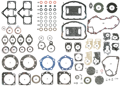 5pck Oil seal crankcase 70up #12026B (FR)
