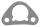 10pck Tappet guide gasket Flathead (FR)