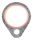 10pck Firering exhaust gasket 68-84 (FR)
