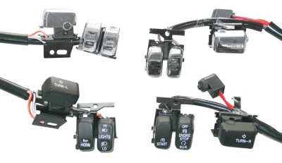 Horn & Dimmer switch Chrome 96-06