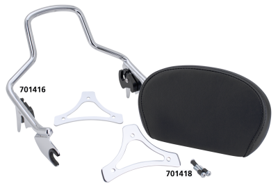 Short Passenger Back Pad Smooth (FR)