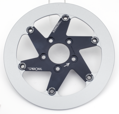 Aeronal disc 11.5" Left 00-up Black (FR)