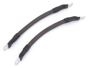 Namz set black 6" battery cables (FR)