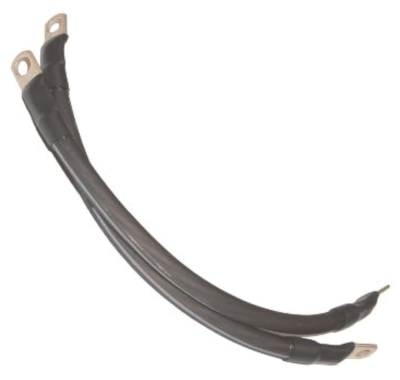 Namz set black 15" battery cables (FR)
