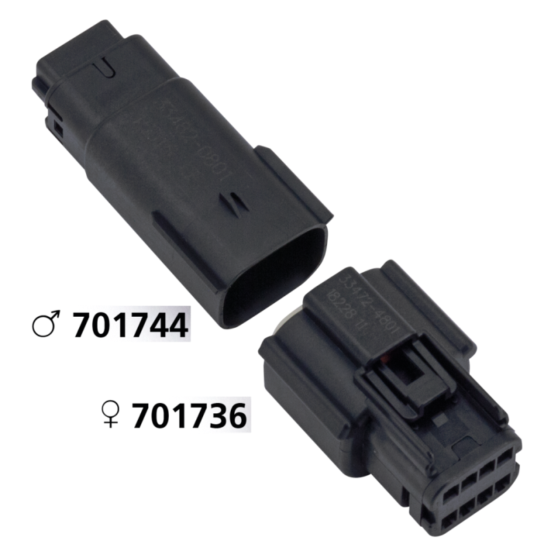 Molex 07Up 8-Position Male Black OEM7247 (FR)