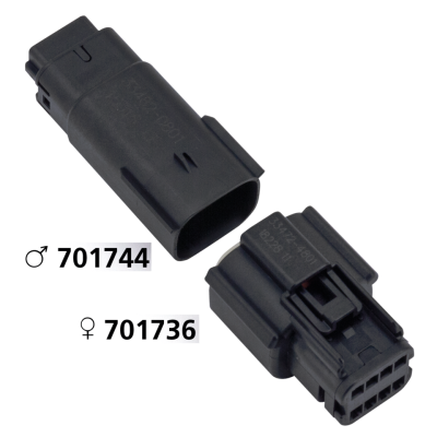 Molex 07Up 8-Position Male Black OEM7247 (FR)