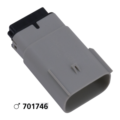 Molex 07Up 12-Position Male Gray OEM724 (FR)