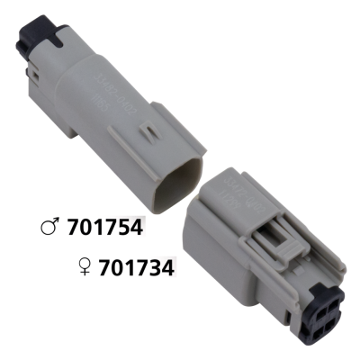 Molex 07Up 4-Position Male Gray OEM72415 (FR)