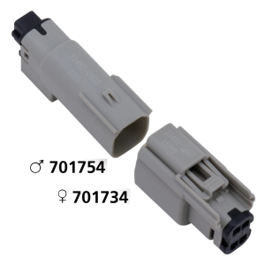 Molex 07Up 4-Position Male Gray OEM72415 (FR)