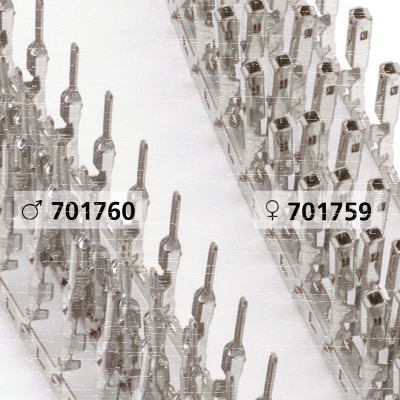 100pck Molex 16-20G Stamped pins 07-up (FR)