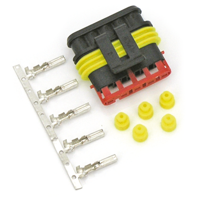 Active Exhaust Sensor Conn.w/Terminals&W (FR)