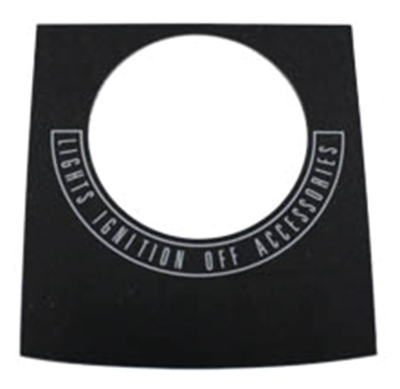 Black Dash Panel Decal FL/FX79-93