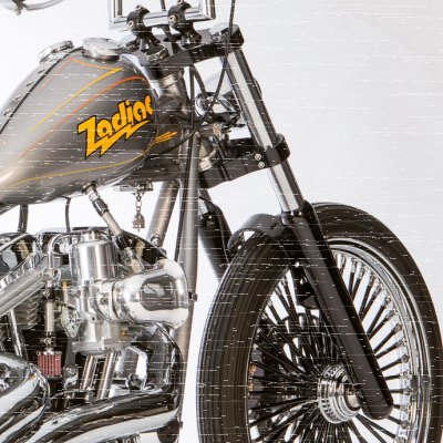 Naked Blk Bubba fork legs 30.5" (FR)