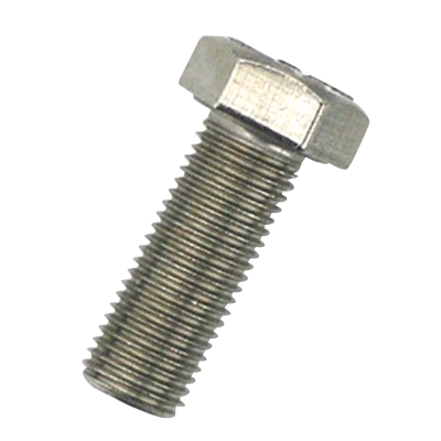 Hex screw 3/8-24x0.375" UNF zinc (FR)