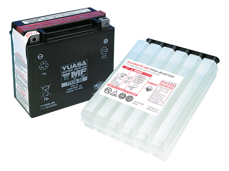 UN-2796 Yuasa battery YTX14AH-BS, inkl. 7,50 Euro Consigne de la batterie (FR)