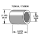 Axle spacer zinc plated #43648-86 (FR)