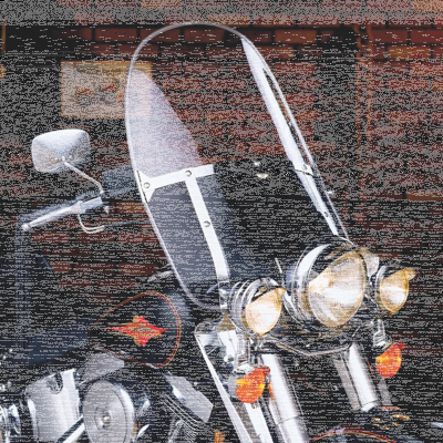 NC Heritage 5-Bolt HD Round Top Black (FR)