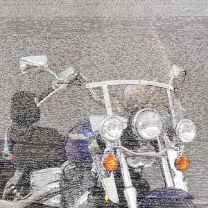 Touring Windshield kit Round FLST type (FR)