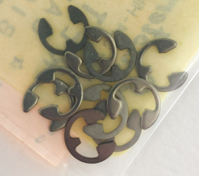 10pck E-clip, accelerator rod (FR)