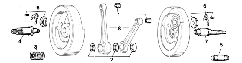 S&S Pinion shaft assy BT39-53 (FR)