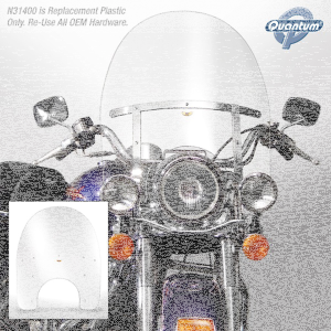 Replacement windshield FLHR94-up (FR)