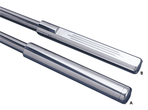 Sliders/Tubes HiTech polished stock +6" (FR)