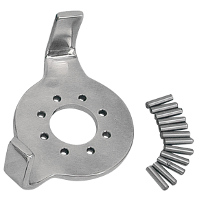 Steer stop stainless Rigid, Softail (FR)