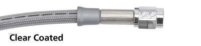 Clearcoated brake line 52" TUV (FR)